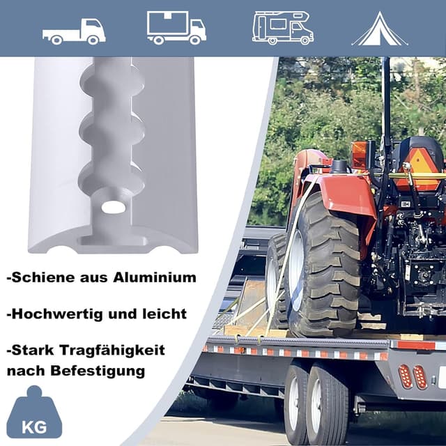 Thumbnail 3 de Ensemble rail d'arrimage 4x100 cm