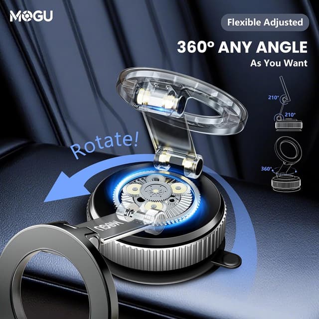 Thumbnail 4 de MOGU Car Phone Holder Magnetic 360° for iPhone