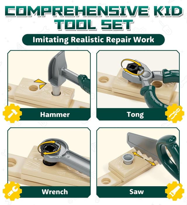 Thumbnail 3 de Lehoo Castle Cassetta Attrezzi Bambini 6 pezzi