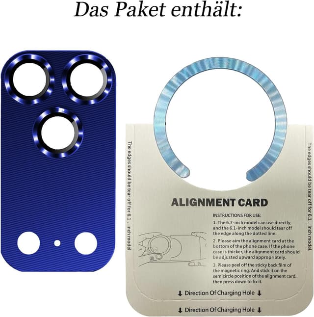 Detalle 2 de Leedia iPhone 17 Pro Max Kameraschutz 6,9 Zoll