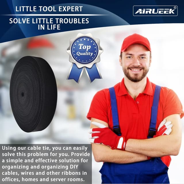 Thumbnail 6 de Klettband Selbstklebend 10 m Kabelbinder 🔌