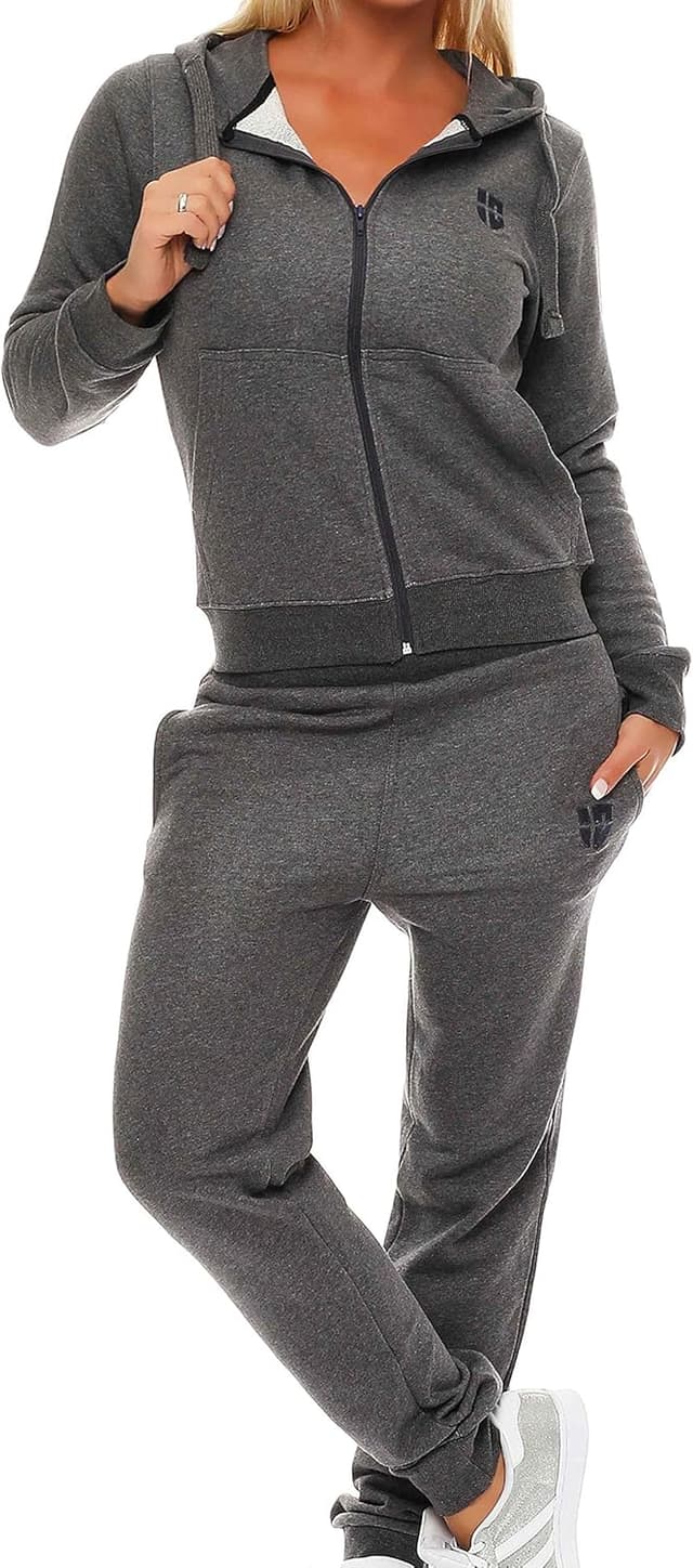 Detalle de Gennadi Hoppe Damen-Jogginganzug als Sport- & Trainingsanzug