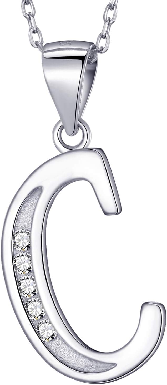 Detalle de MASADA Collana Argento 925 con Ciondolo Iniziale 46 cm