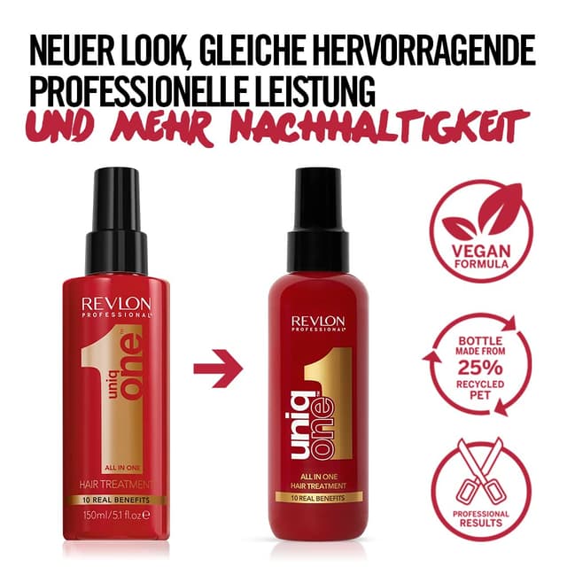 Detalle de REVLON PROFESSIONAL UniqOne 150 ml Leave-in Haarkur 💇♀