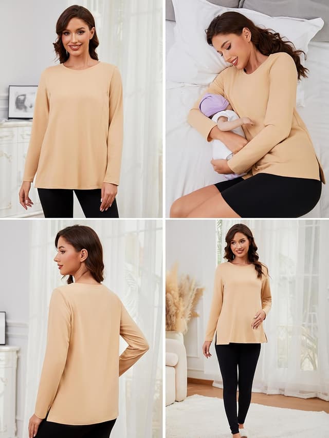 Detalle 1 de Love2Mi 3er Pack Stillshirts für Alltag