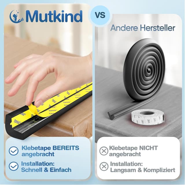 Detalle 1 de MUTKIND Kantenschutz Baby 6 Meter