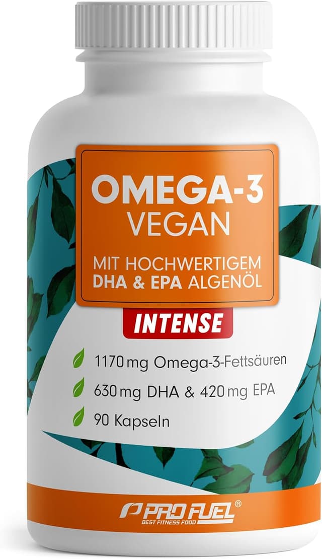 Detalle de Omega-3 Vegan INTENSE 90 Kapseln mit 2.000 mg