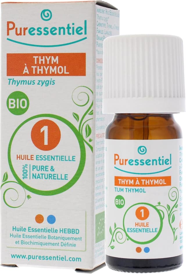 Detalle de Puressentiel Olio Essenziale di Timo al Timolo, 100% puro, biochimicamente definito – 5 ml