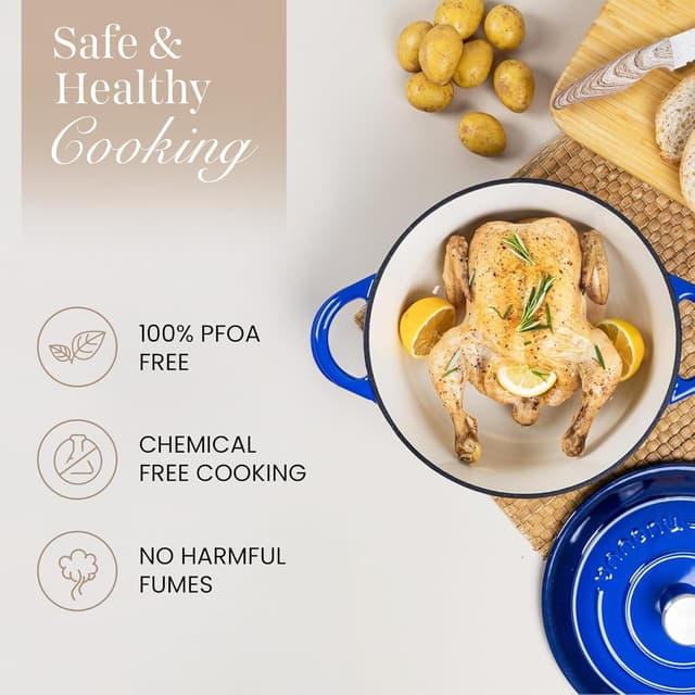 Detalle 2 de Nuovva Cast Iron Pot 5-Quart