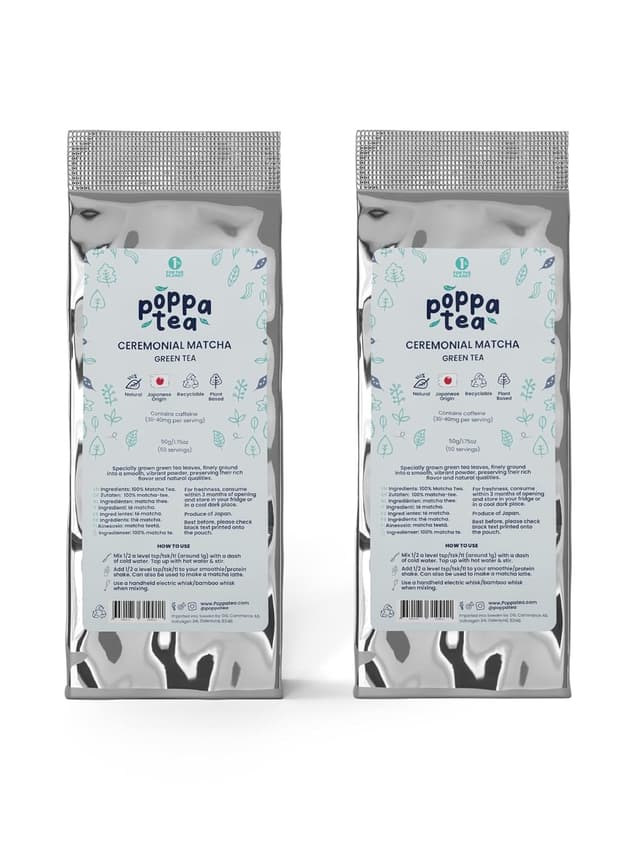 Thumbnail 2 de PoppaTea Ceremonial Matcha Pulver