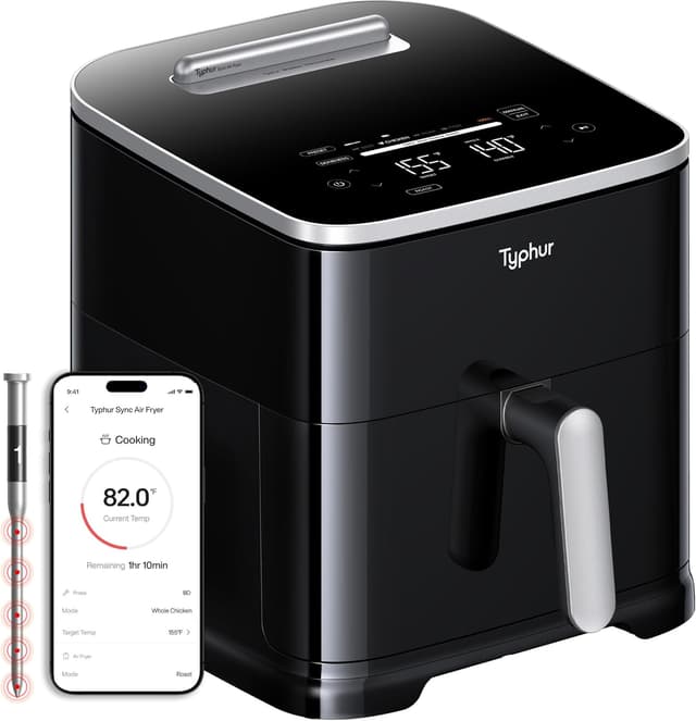 Detalle de Typhur Sync 8QT Air Fryer with Thermometer