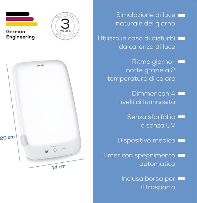 Thumbnail 5 de Beurer TL 35 Lampada SAD 10.000 Lux