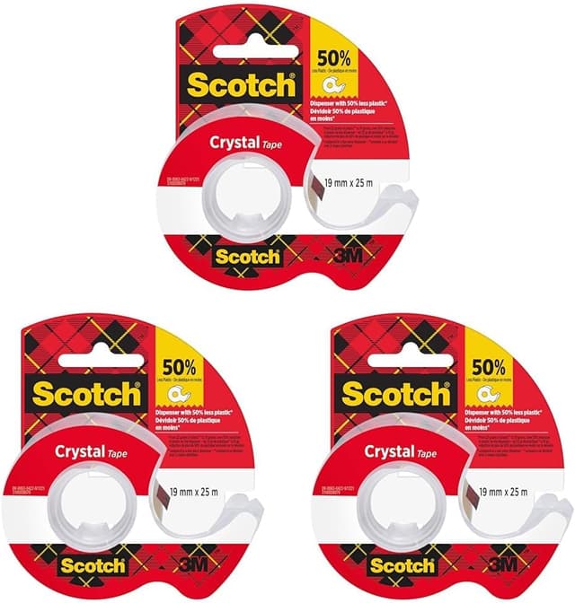 Thumbnail 6 de Scotch Crystal Ruban Adhésif Transparent 19 mm x 25 m