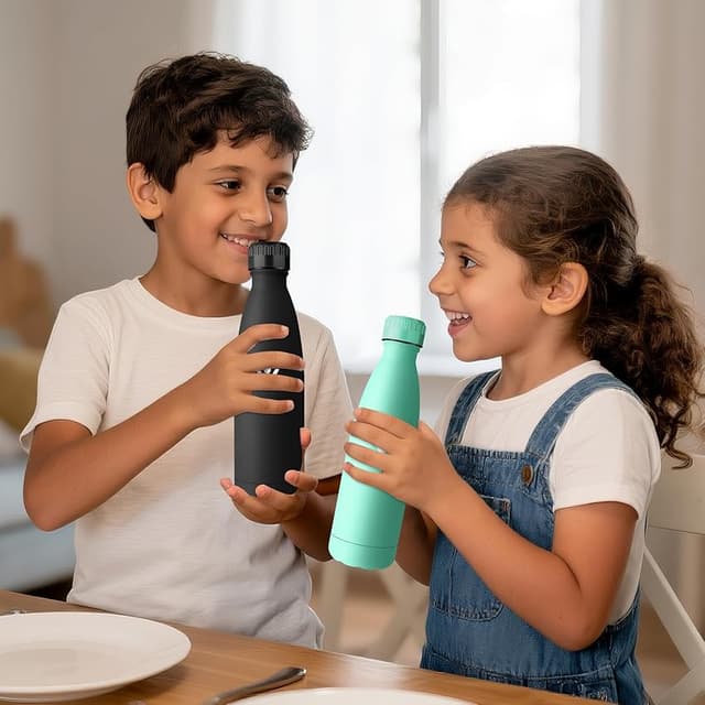 Thumbnail 6 de HoneyHolly Cantimplora Niños 500ML 🧊 Sin BPA, Térmica, Reutilizable