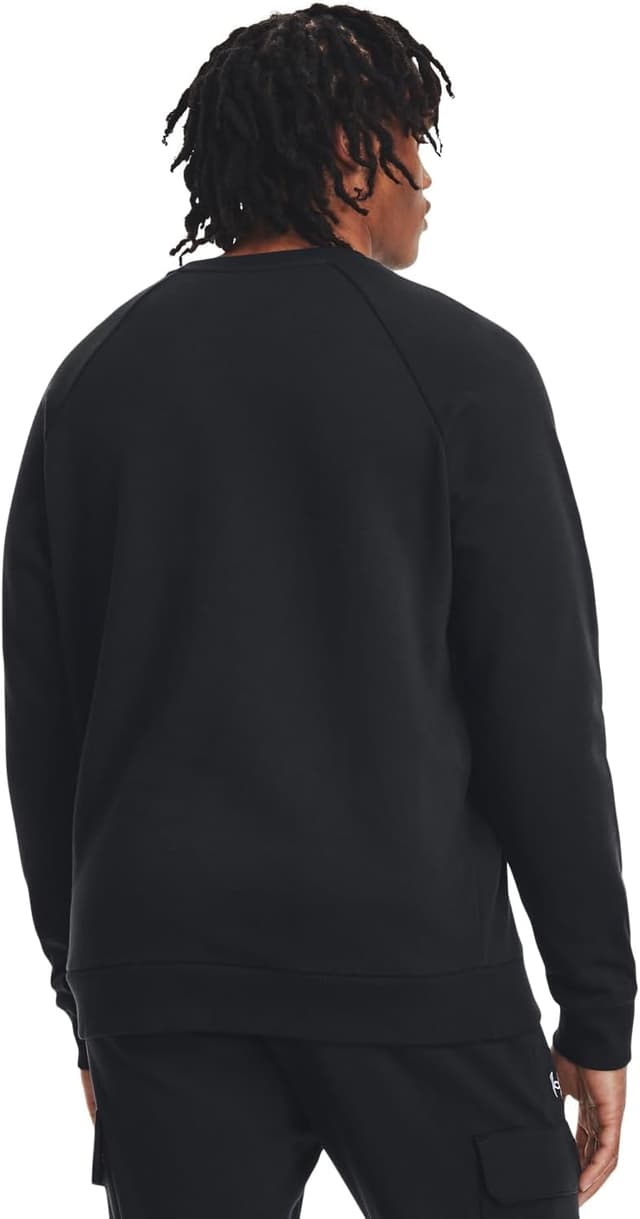 Detalle de Under Armour Men’s UA Rival Fleece Crew Shirt (Black)