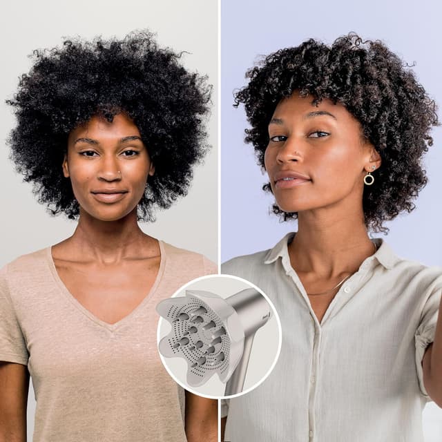 Detalle de Shark STYLE iQ HD120SLEU : sèche-cheveux et styler 3-en-1 ionique, brosse de style et diffuseur