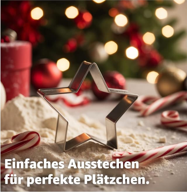 Detalle de Happymas lot de 20 emporte-pièces de Noël