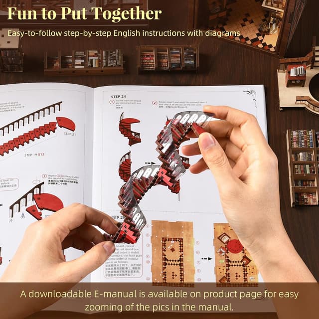 Thumbnail 6 de MiniCity Book Nook Kit mit LED-Licht ⚙