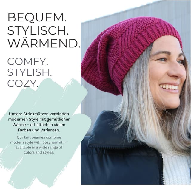 Thumbnail 5 de styleBREAKER Gorro Beanie clásico Unisex 25 cm