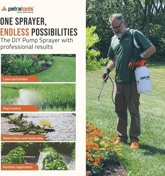 Detalle 2 de Petra HD201 2 Gallon pump sprayer for weeds