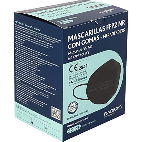 Thumbnail 5 de Radex Caja 25 mascarillas FFP2 negras 😷
