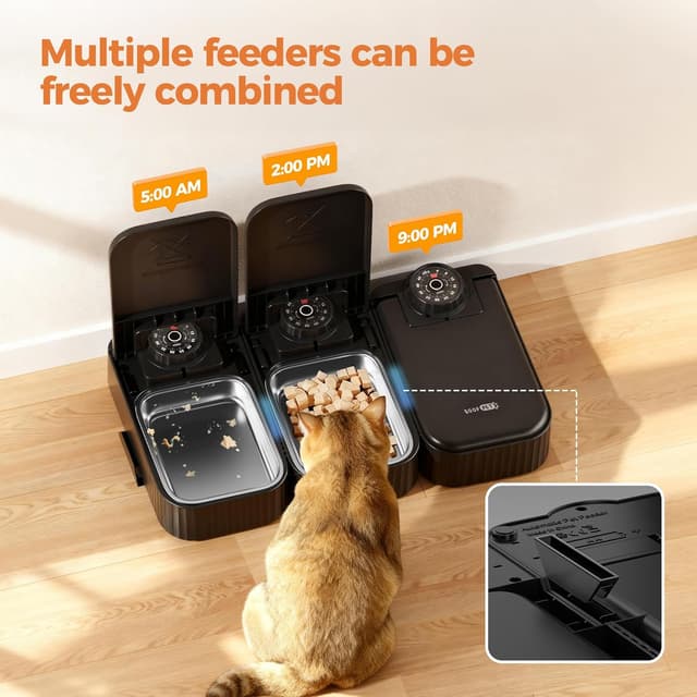 Thumbnail 4 de Comedero Gato Automatico 2x350 g programable