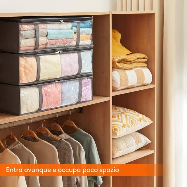 Detalle 2 de Lifewit organizer sotto letto 40 L 3 pezzi