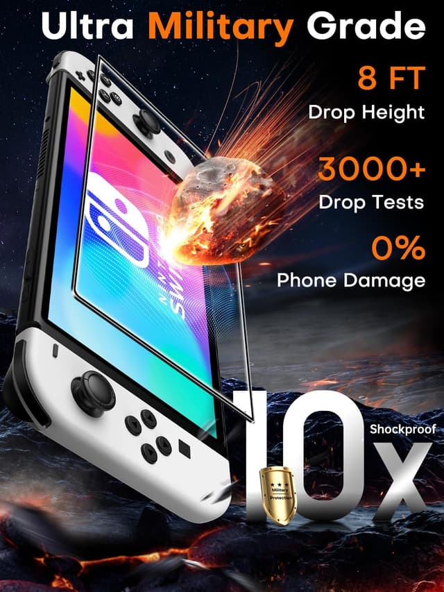 Thumbnail 2 de TOCOL Schutzglas für Switch OLED 7 Zoll