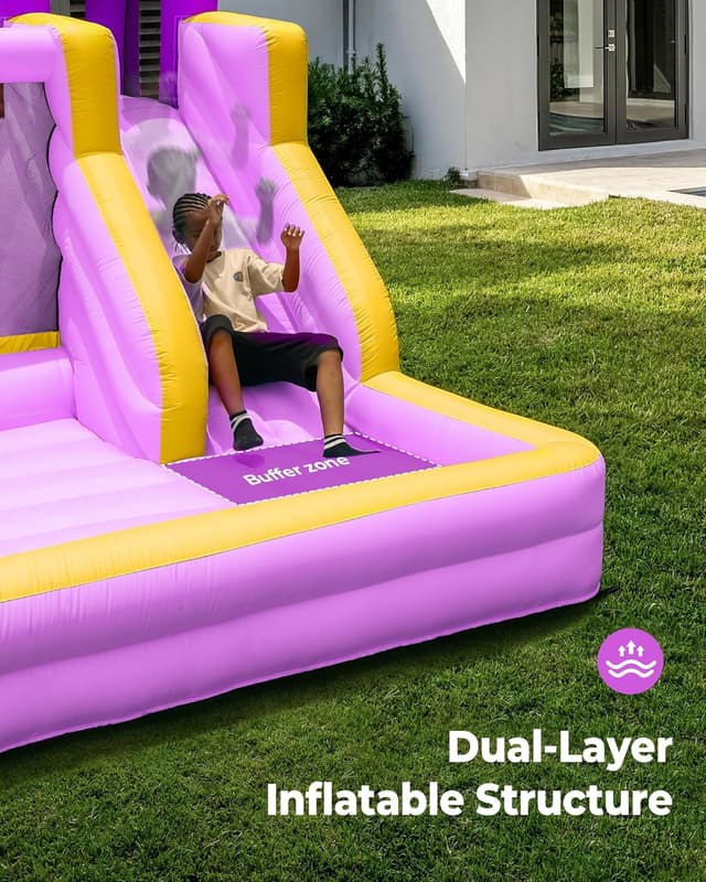 Thumbnail 5 de Outfunny Inflatable Bounce House 450W 🎪