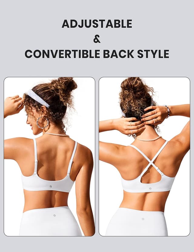 Detalle de Haut de bikini CRZ YOGA à bretelles spaghetti réglables et coussinets amovibles