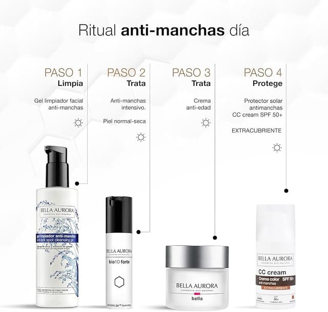 Thumbnail 6 de BELLA AURORA - CC Cream Antimanchas SPF50+ 🌞 Protección y Cobertura Total