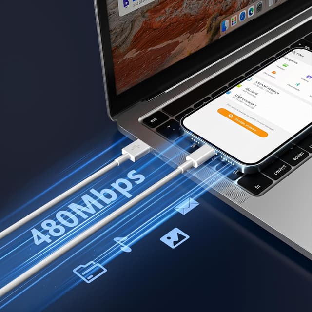 Thumbnail 4 de USB C Charger Cable 2 Pack 1M+2M USB A to USBC