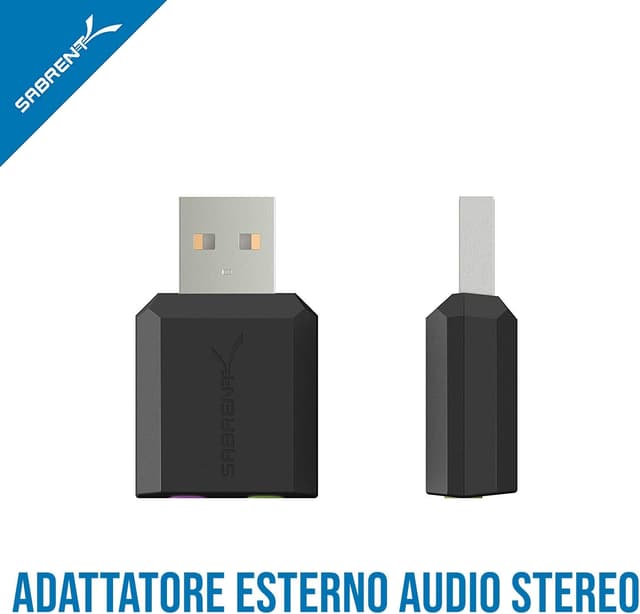 Detalle 2 de SABRENT AU-MMSA audio USB 3,5 mm