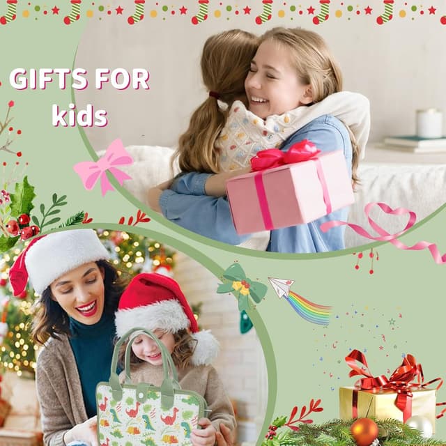 Detalle 2 de Sumtoco Busy Board „Dinosaurier“ – Montessori-Spielzeug 1–4 Jahre, 9-in-1 Filz-Quiet-Book