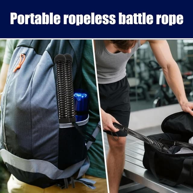Detalle de Ropeless battle rope 1.44 lb cordless