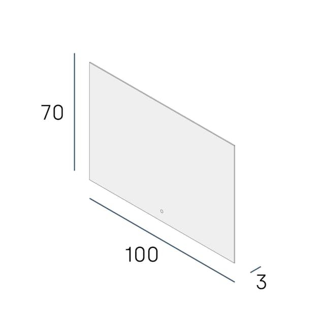 Detalle de Manillons Torrent Espejo baño LED versión PLUS
