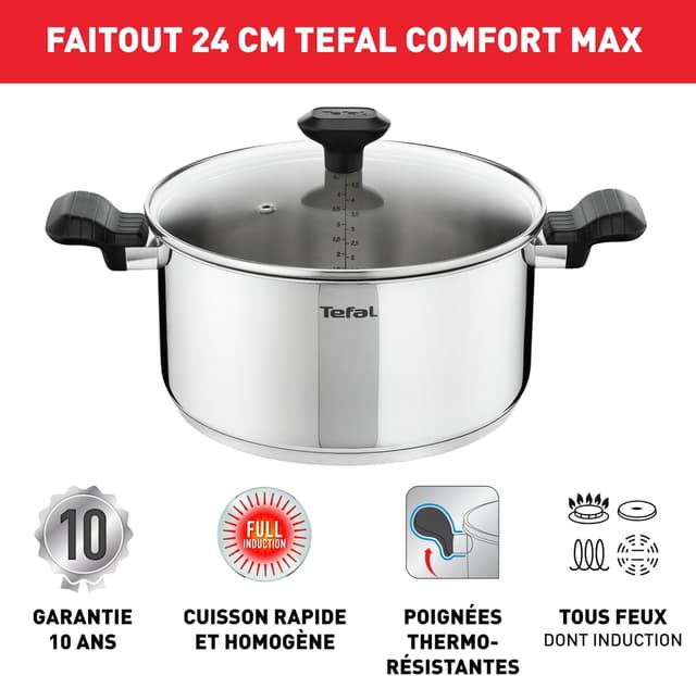 Thumbnail 1 de Tefal Comfort Max Faitout 24 cm