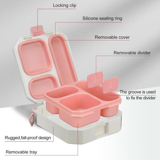 Thumbnail 1 de wiwens Bento Lunch Box 12oz 🍱