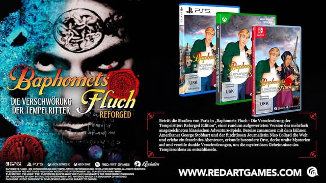 Detalle de BAPHOMETS FLUCH PS5 Point-and-Click