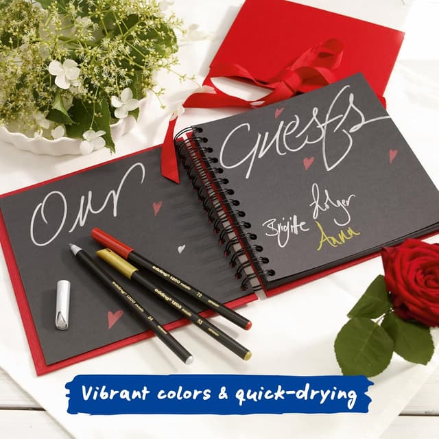 Thumbnail 6 de edding 1200 rotuladores metálicos multicolor x6