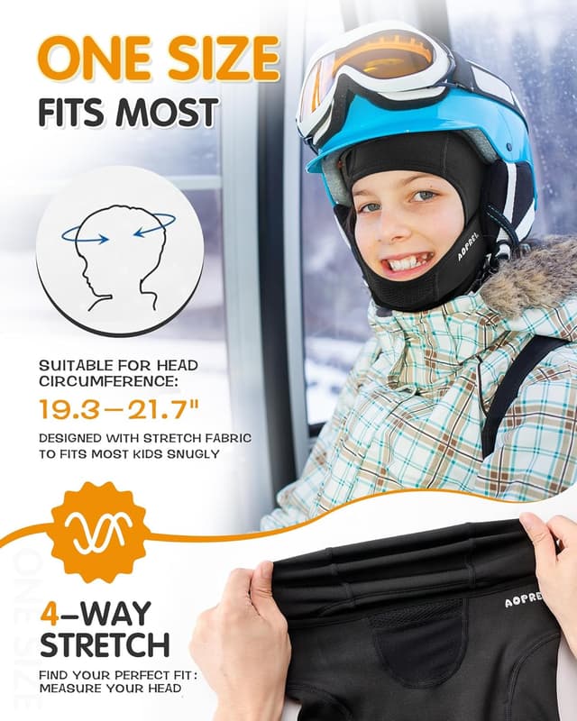 Thumbnail 5 de AOPREL Kids Balaclava Ages 4-12