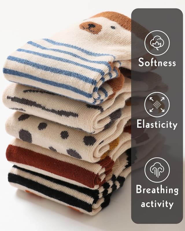 Thumbnail 6 de Kyopp 5 Paar Babysocken Stoppersocken