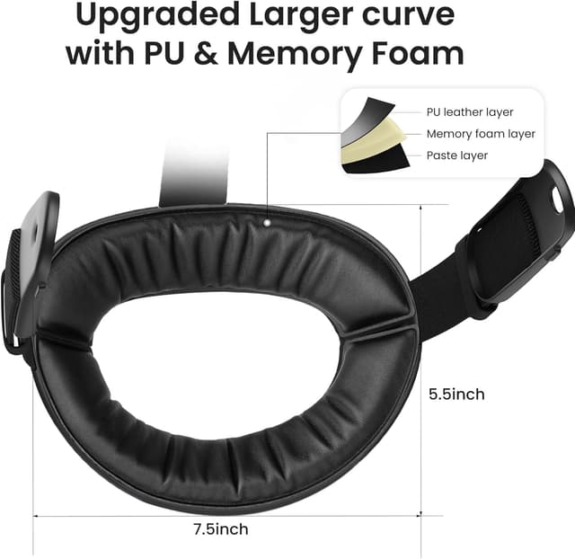 Detalle de KIWI design K4 Flex Head Strap for Quest 3