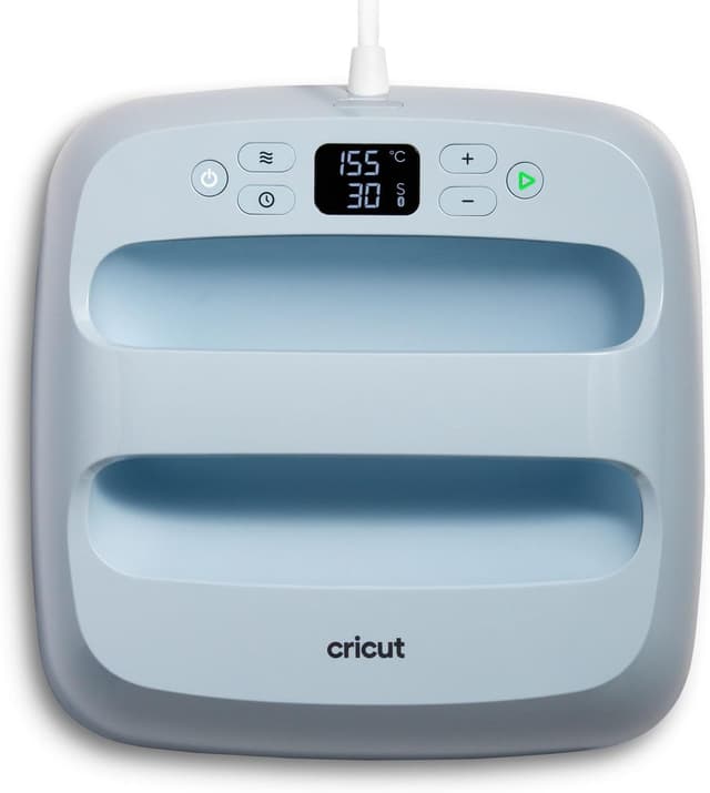 Detalle de Cricut EasyPress 3 (9x9 in) heat press for T-shirts, cushions and more – Zen Blue