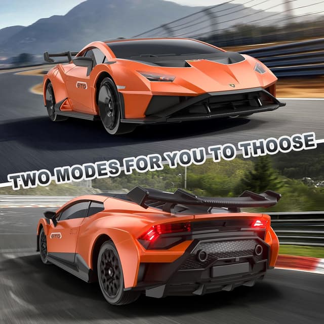 Detalle de Lamborghini RC Drift Car (1:18) 4WD remote control drift car with full-proportional throttle and LED lights