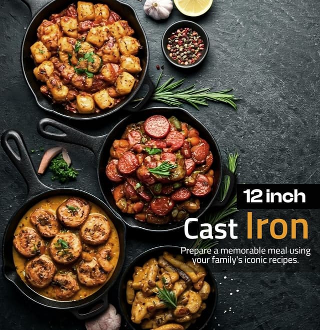 Thumbnail 6 de Padella in ghisa KICHLY 30,5 cm