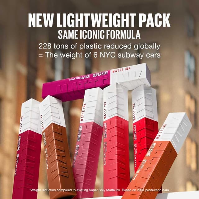 Detalle de Maybelline New-York Superstay Matte Ink Encre à lèvres Mat Liquide Champion (520) – 5 ml