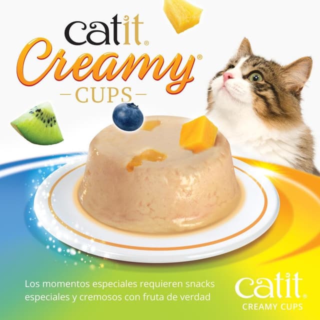Thumbnail 1 de Catit Creamy Cups Friandise 4 x 25 g