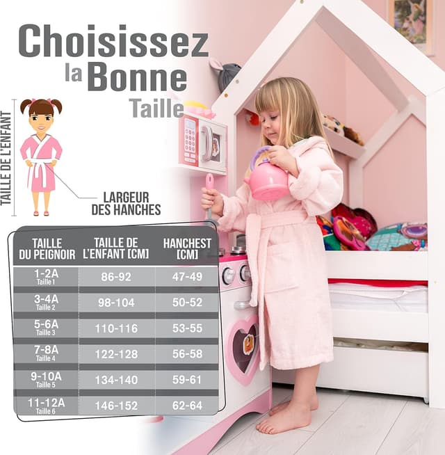 Thumbnail 4 de Twinzen Peignoir Enfant Licorne 100% coton