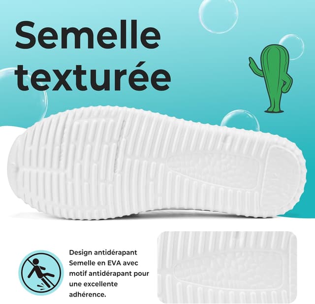 Detalle de SAGUARO Chaussures de jardin chaussons anti-dérapants Homme/Femme, 36 à 45